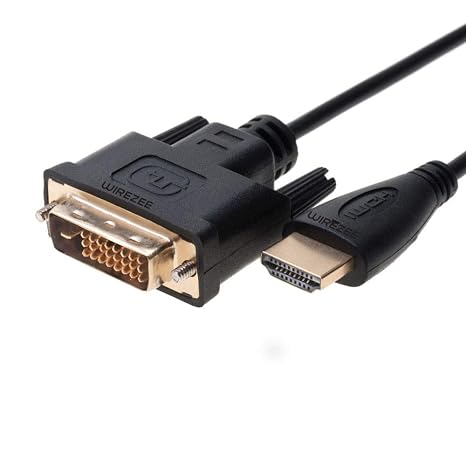 DVI-D to HDMI Video Cable 24+1 Pin Dual Link M/M 1.5f 3ft 6ft 10ft 15ft 25ft (1.5FT)