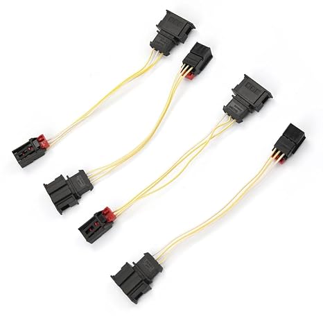 4pcs LED Rear Tail Light Adapter Cable Harnesses for VW Golf MK6 R20
