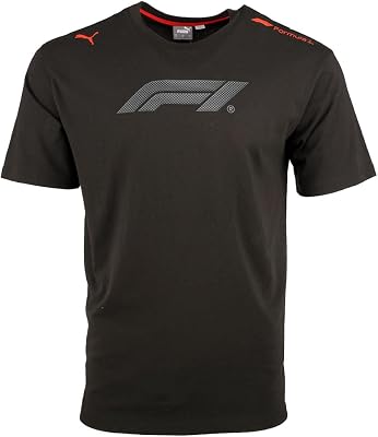 PUMA Mens F1 Essentials Relaxed Crew Neck Short Sleeve Casual Tops Casual - Black - Size XXL