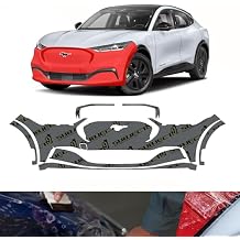 Pre-Cut PPF Front Bumper Paint Protection Film for Mustang Mach-E Select, Premium, California (2021 2022 2023) (with Sensors)