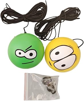 Double Garage Parking Aids, Funny Tennis Ball Parking Assistant Kit, Tennis Garage Car Stopper Garage Tennis Ball Parking Aid with Adjustable Height Lanyard for Guided Parking