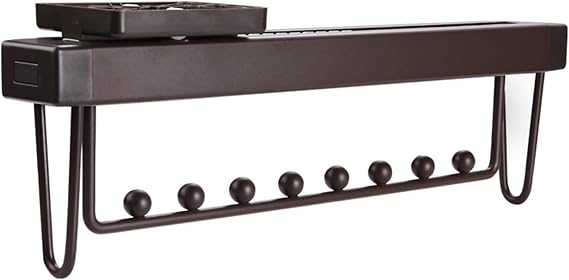 Wardrobe Adjustable Clothes Hanger, Closet Rod for Wardrobe Houseware Clothing Organizer Holder, Shopping Mall Display Stretchable Hangers (Size : 46cm/18.1inch)