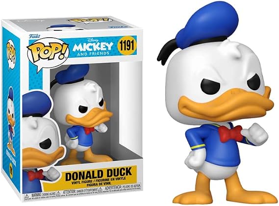 Funko + Protector: Mickey and Friends Pop! Disney Classics Vinyl Figure (Bundled with ToyBop Box Protector Collector Case) (Donald Duck)