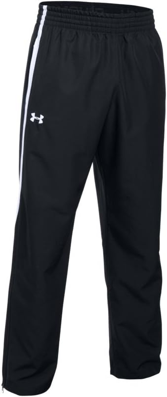 Under Armour Team Essential Woven Men's Warm-Up Pants (Black/White, Medium)