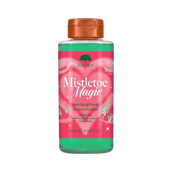 Tree Hut Mistletoe Magic Foaming Body Wash, 18 Fl Oz