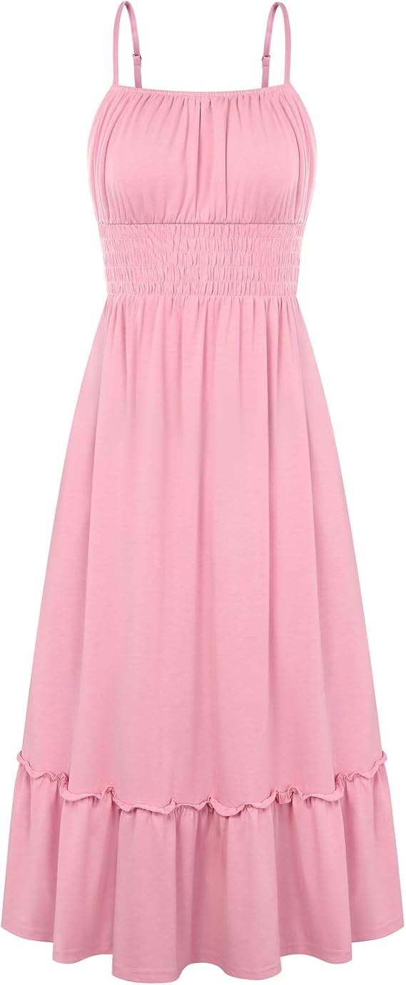 GRACE KARIN Women's Summer Maxi Dresses 2026 Beach Vacation Dress