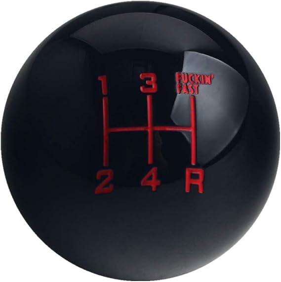 Fing Fast Shift Knob 5 Speed Short Throw Shifter M12x1.25 M10x1.5 M10x1.25 M8x1.25 Black