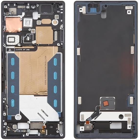 for ZTE Nubia RedMagic 10 Pro+ Middle Frame Bezel Plate with in-Display Fingerprint Sensor Flex Cable (Black)