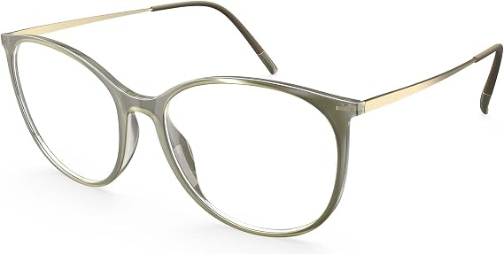 Silhouette Eyeglasses Illusion Lite Full Rim 1606 5940 Milky Jade 54/16/135 3 pi