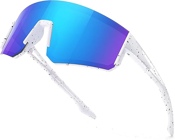 SEKKAF Youth Baseball Sunglasses for Boys Girls Age 6-12 Softball Cycling Sports Sunglasses for Kids Lightweight Frame