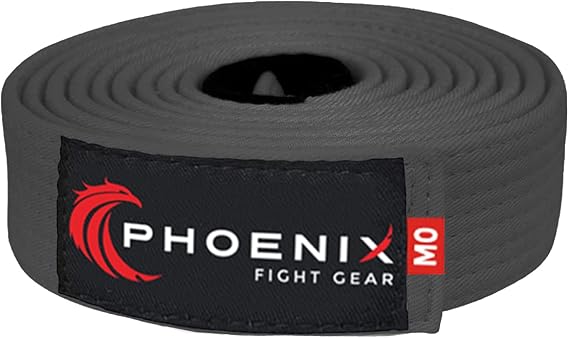Kids Jiu Jitsu Mixed Martial Arts BJJ Belt with Ranking Sleeve Bar, IBJJF Competition Approved