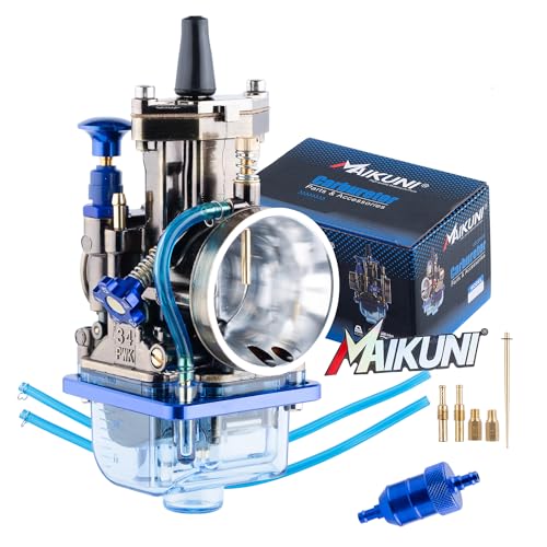 PWK Carburetor Universal Motorcycle Racing Performance Upgrade Carburetor with Carb Jets, 50cc to 250cc 2T 4T Engine Dirt Bike Motocross Motorcycle Scooter ATV Quad Pit Bike Enduro OnOff Road