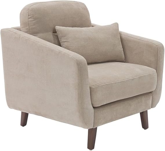 Elle Decor Chloe Arm Chair in Beige