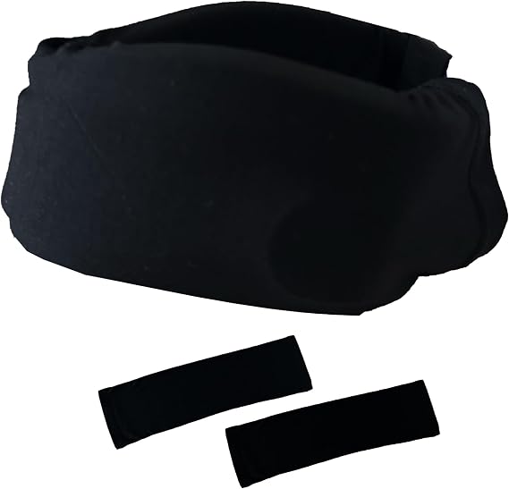 2 Pack Dust Cover Sleeve for Neck Brace, Cervical Collar, Comfortable for Sleeping, Working, Breathable Sweat-Absorbent, Black