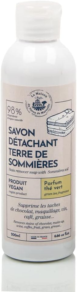 Maison du Savon de Marseille - French stain remover with Sommieres Soil - Green tea fragrance - 6.76FL oz