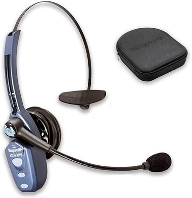 VXi BlueParrott B250-XTS 203100 Xtreme Noise Suppression Bluetooth Headset with Bonus Protective Carrying Case