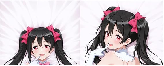 Anime Body Pillow Covers Otaku Double Side, 50x150cm Hugging Body Dakimakura Cushion Cover