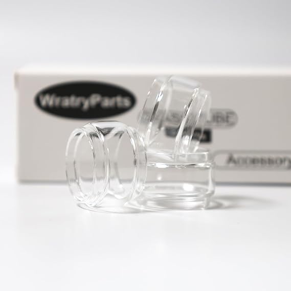 Fat Straight Glass Tube Replacement for Hellvape Dead Rabbit MTL 2 RTA 22.5mm Atomizer (2-ml Fat)