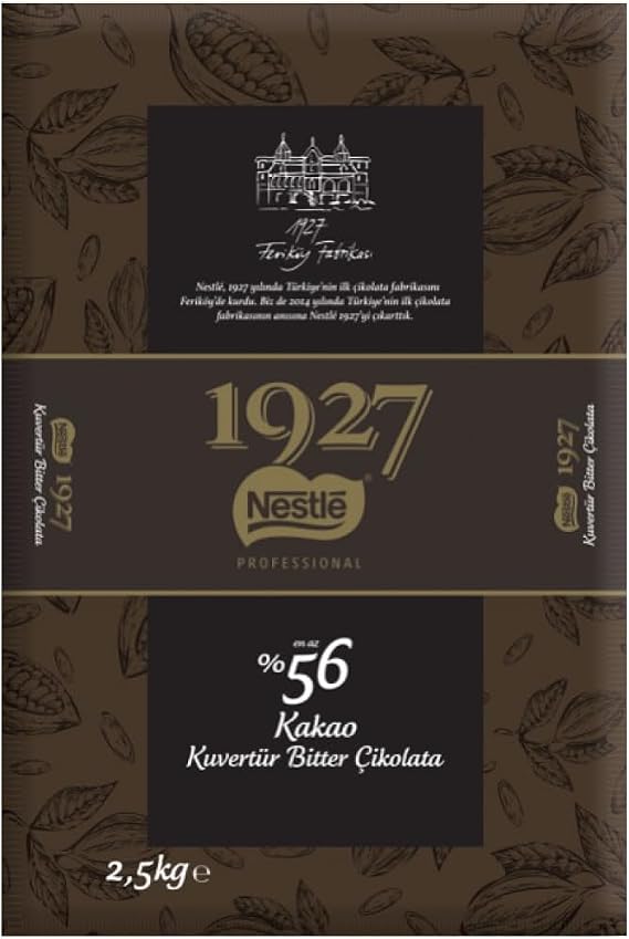 Nestlé 1927 Kuvertür Bitter Çikolata 2.5 Kg