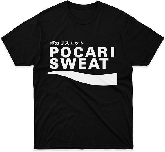 Mens Womens Tshirt Pocari Sweat Japanese Logo Shirts for Men Women Cool Fathers Day Perfect Multicolor