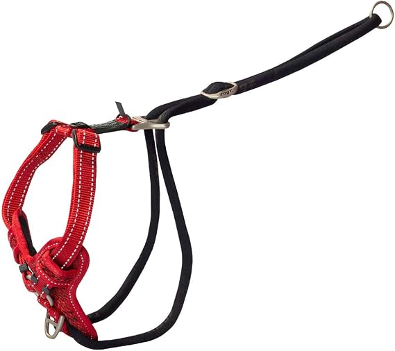 Rogz Stop Pull Dog Harness Reflective Classic Large Red