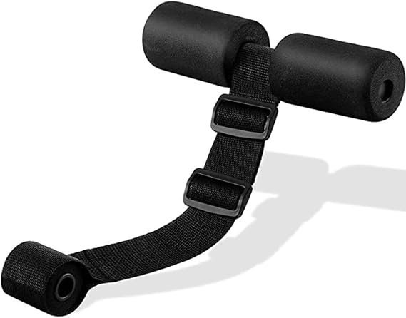 Nordic Hamstring Curl Strap Hamstring Curl Strap Nordic Hamstring Curl Portable Adjustable Home Workout Gear (Black)