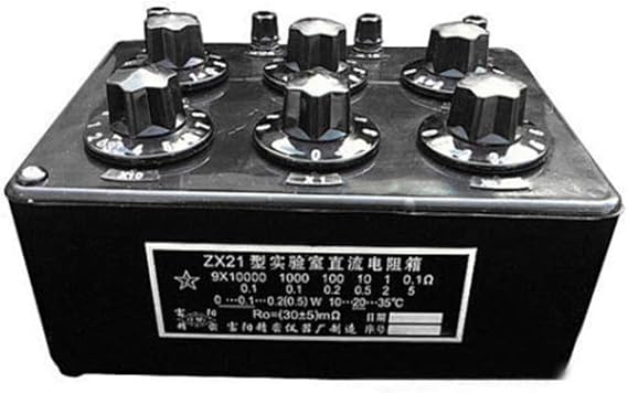 ZX21 Precision Variable Decade Resistor Resistance Box 0.1R to 99.9999kR