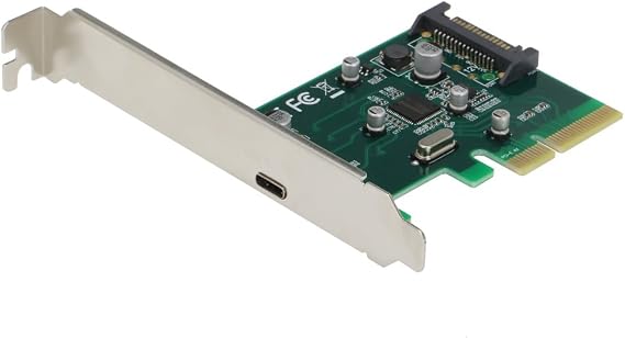 SEDNA - PCIE USB 3.1 1 Port Type C Adapter (10 Gbps)
