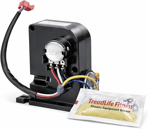 TreadLife Fitness Resistance Tension Motor - Compatible with Gold's Gym GG Strider 550i - Part Number 193223 - Models Listed -  with Free TREADLIFE FITNESS Squeak Eliminator Grease $10 Value!