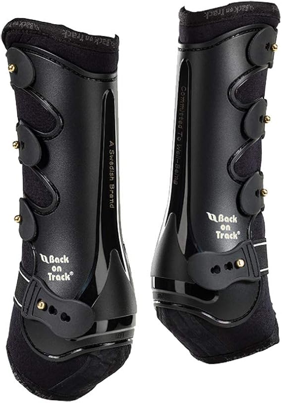 Back on Track Royal Work Boot - Front, Color: Black, Size: Cob/Small (20760002)