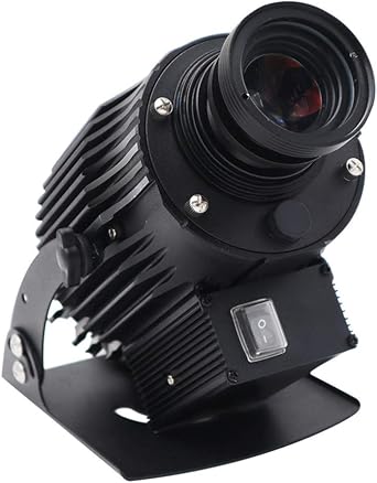 LED GOBO Logo Projector Light IP65 Waterproof with 1 Free Custom Rotating Glass Gobos for Indoor/Outdoor Use Company Store Wedding Event Advertising (3 Colors, 40W)