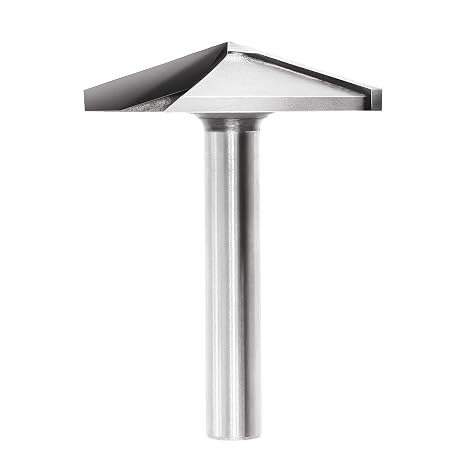 150 Degree V Groove Router Bit, 32mm Cutting Diameter, 6mm Shank