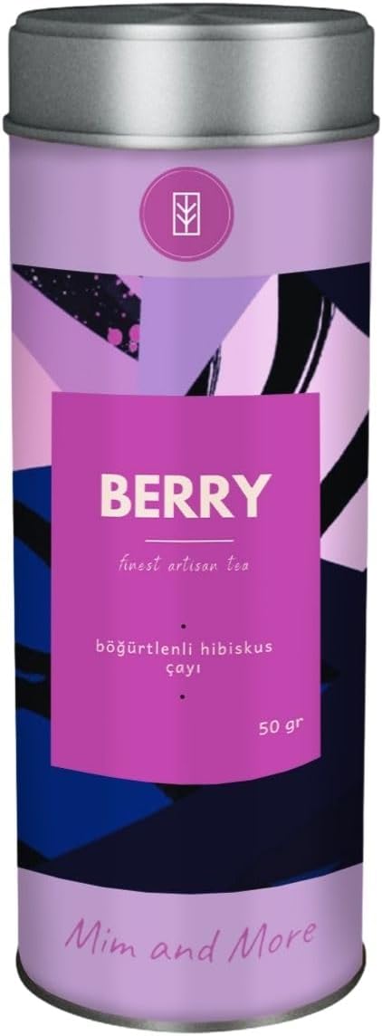 Mim and More Berry Tea - Blackberry Hibiscus Tea, 50 Gr