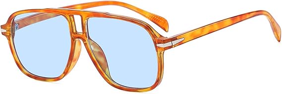 Oversized Square Sunglasses,Vintage Punk Sunglasses Oversized Rectangle Fashion Sunglasses For UV Sunglasses.