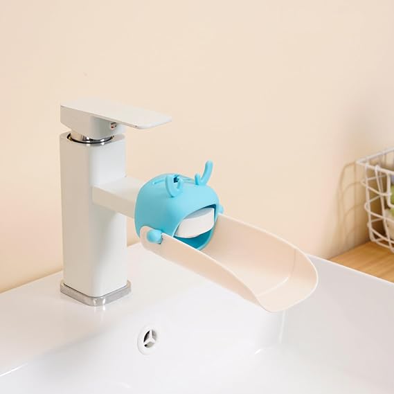 Faucet Extender for Kitchen Bathub Sink Universal Sink Handler Extender Fun and Safe Hand-Washing with Sink Faucet Extender for Toddlers and Babies(Blue)