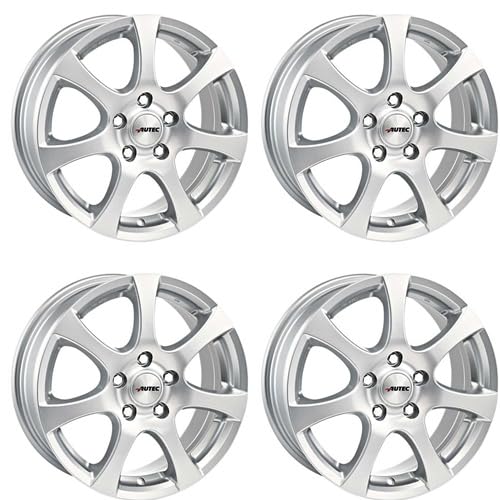 4x AUTEC alloy rims ZENIT 5.5x14 ET38 4x100 Brillantsilber compatible with VW Golf I Golf II Vento Golf III Lupo Passat Polo up!
