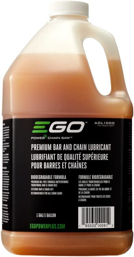 EGO POWER+ 128 FL OZ/1 Gallon Premium Bar & Chain Lubricant for Chain Saws - AOL1000