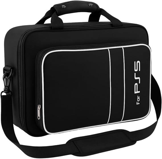Carry Case Compatible with PlayStation 5 Disc/Digital/Slim/Pro Travel Bag