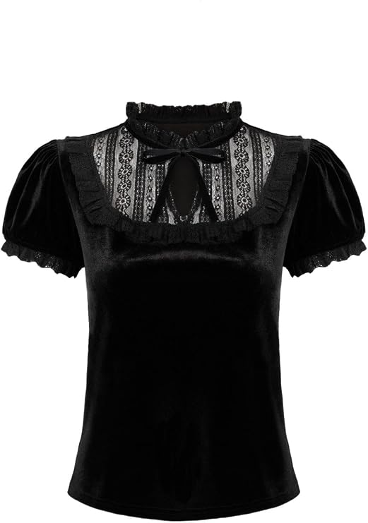 Hell Bunny Mourning Top