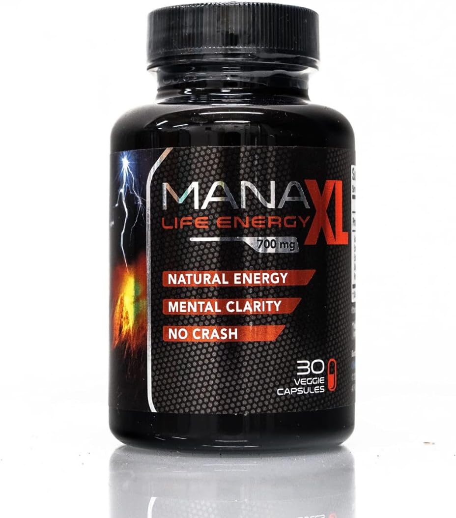 Energy-Natural Energy Supplement, Focus, Clarity, Brain Fog, Athletic Performance, Fatigue, Mood, Vegan Caps, Non GMO, NO Crash