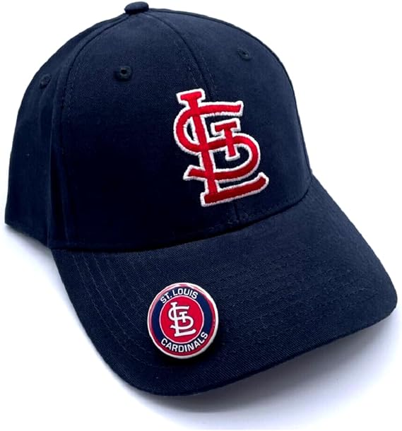 St. Louis Baseball Hat Classic Edition Team Logo MVP Structured Adjustable Cap