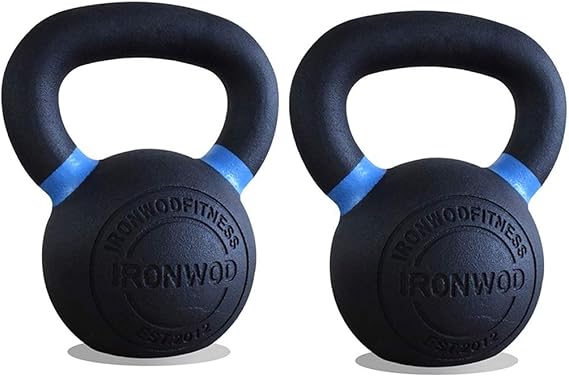 Kettlebells Men's Kettlebells in The Gym, Cast Iron Kettlebells for Home Fitness Equipment, Dumbbells for Men and Women (Color : 12kg*2 Blue)