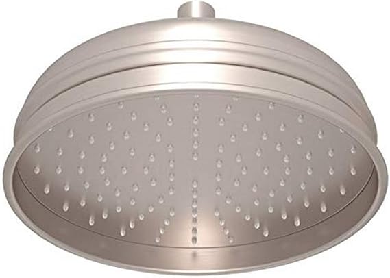 ROHL 1037/8STN 8" Bordano Rain Anti-Cal Showerhead