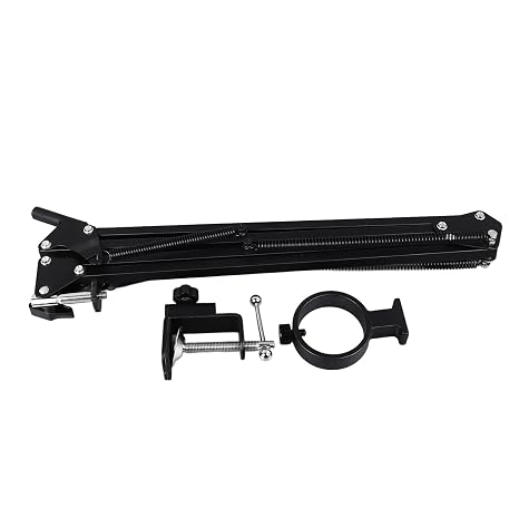 Microscope Articulating Arm Stand, Adjustable Articulating Magic Arm 360 Rotation Microscope Industrial Camera Arm Stand