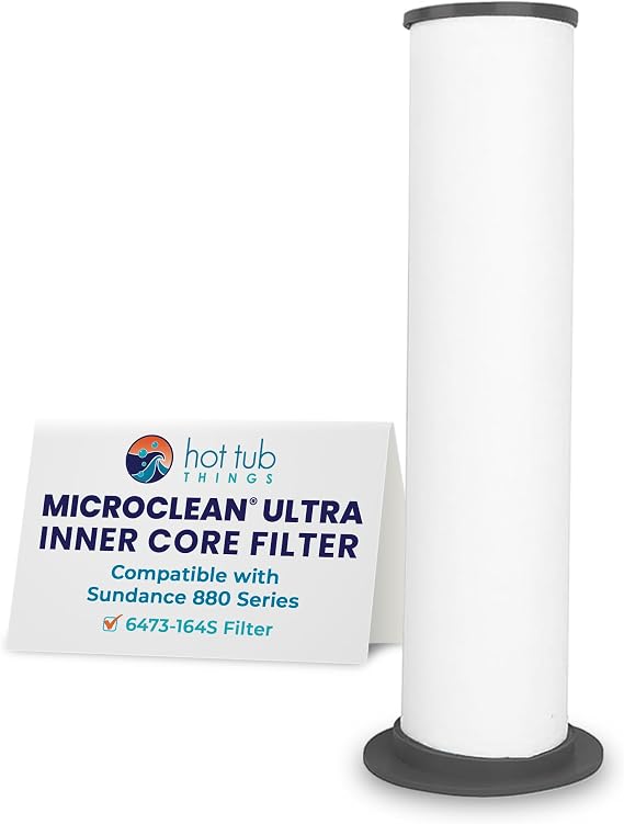 Sundance MicroClean Ultra Inner Filter Replacement Compatible with Part# 6473-164S, OEM Cartridge for 880 Series 2012Present, Pleated Filtration for Clear Water, Durable & Easy to Maintain | Pleated Filtration Media, Cartridge Design, Pairs With Outer Filter, Supports Efficient Microclean System Performance