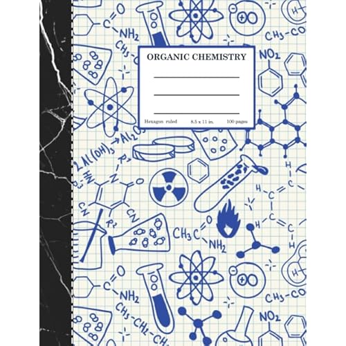 Organic Chemistry: Hexagonal Graph Paper Notebook, 100 pages, 8.5 x 11, for chemistry and biochemistry students Paperback January 1, 2020