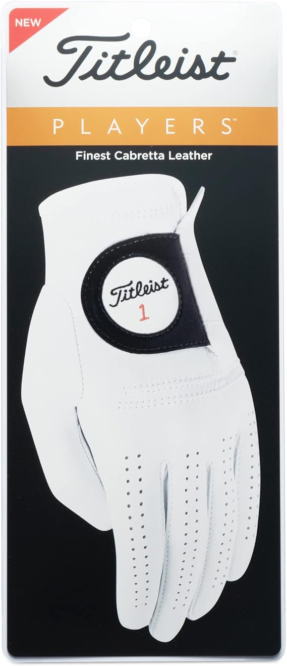 Titleist Players Glove, Men's, Left Hand (Right Hand Golfer)