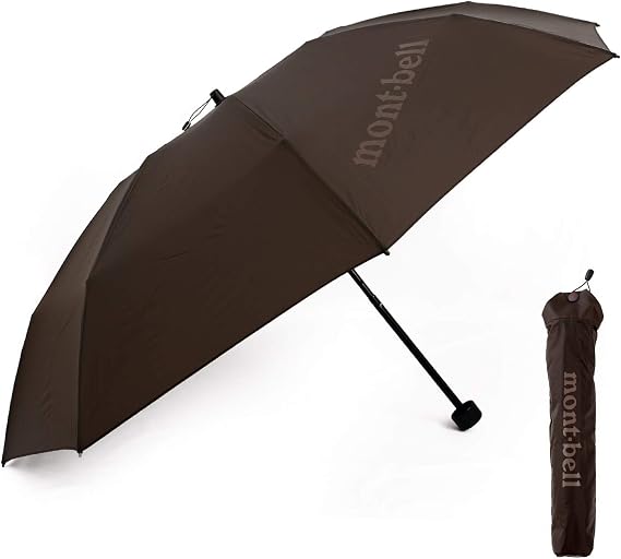 Mont-Bell 1128551 Umbrella, 6 Colors, Airlight Nylon, Trekking Umbrella, 10 Denier, Folding Umbrella, 8 Ribs, Outdoor, Rain Gear, 1128551 04 Chest Nut, chestnut