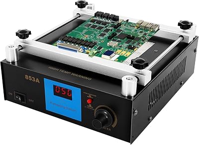 Preheating Rework Station, 450W SMD BGA Electronic Hot Plate Preheating Station, Digital Thermostat for Motherboard Rework Repair