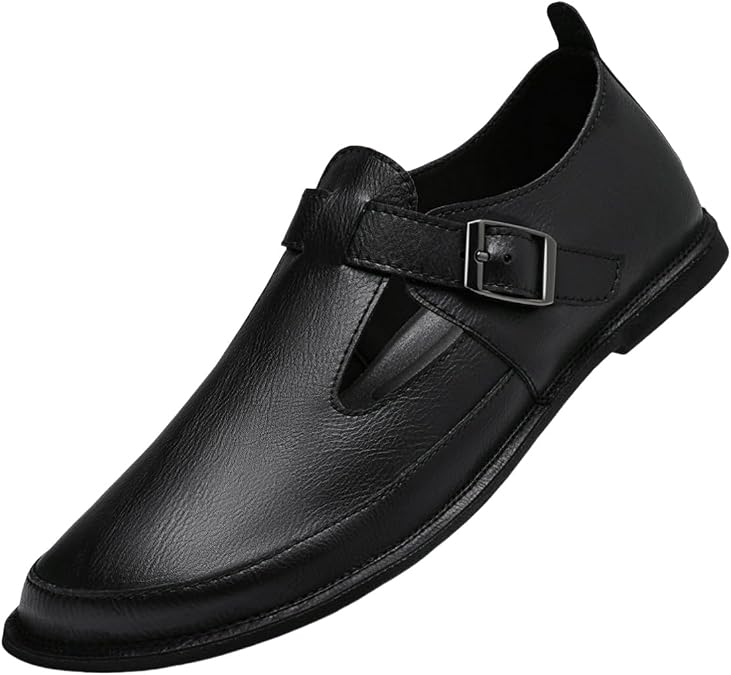 Mens Shoes Dress Slip-on Loafers: Mens Premium Genuine Leather for Driving